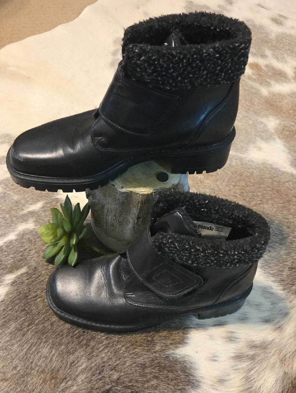 Blondo Black Waterproof Ankle Boots